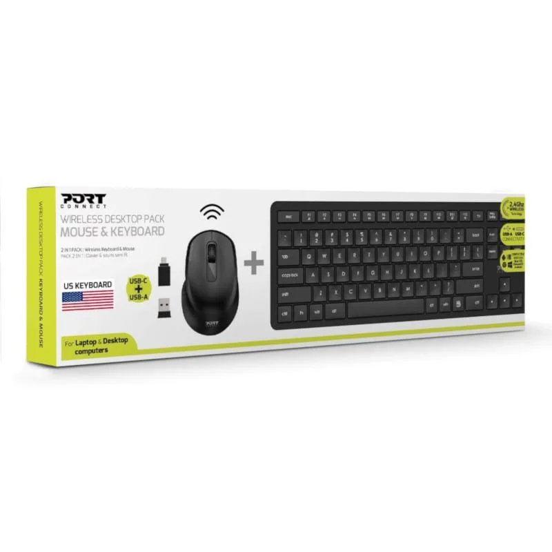PORT KB COMBO WIRELESS KEYBOARD + MOUSE - Image 2