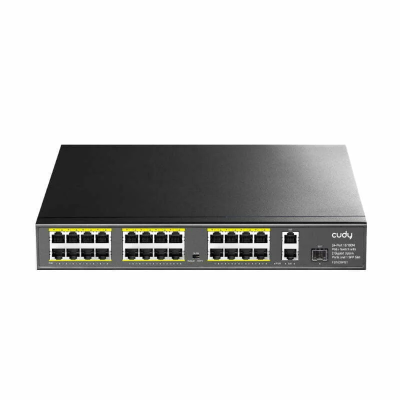 Cudy 24-Port Unmanaged POE Switch - Rack Mount - Image 1