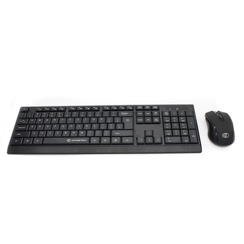 GoFreetech Wireless KB/MOUSE Combo - Black - Image 1