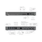 OWC 14 Port Thunderbolt3 Dock Space Grey - Image 2