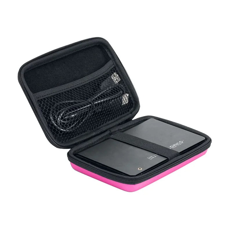 ORICO 2.5" Hardshell Portable HDD Protector Case - Pink - Image 3