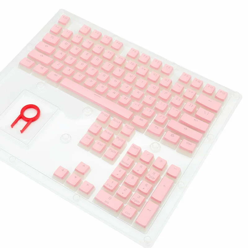 REDRAGON 104 SCARAB Mechanical Key Caps - Pink - Image 1
