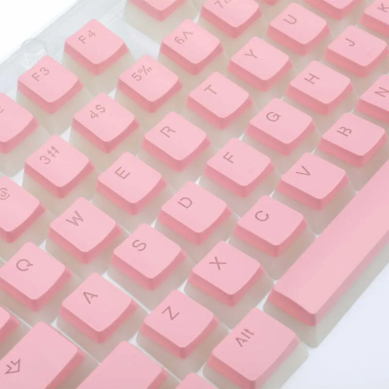 REDRAGON 104 SCARAB Mechanical Key Caps - Pink - Image 2