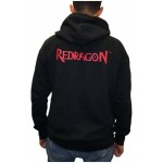 REDRAGON HOODIE WITH FRONT and BACK LOGO - BLACK - SMALL - Image 5