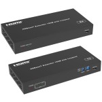HDCVT HDMI HDBaseT 150m 1080P Extender w/Audio Embedder and De-embedder