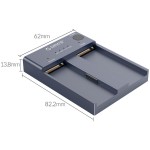 ORICO M.2 NVMe 2 Bay USB3.1|4TB Max Duplicator - Grey - Image 2